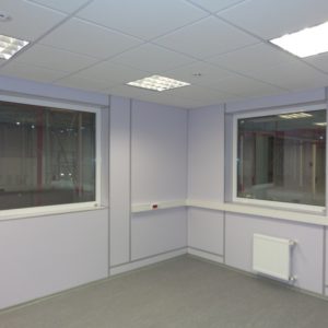 Противопожарное огнеупорное окно 600×600 мм / серия FRM5131