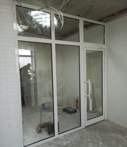 Противопожарный витраж в проем / серия FRM7330